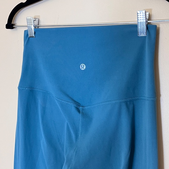 Lululemon Align Super-High Rise Pants - Women's Size 8 - Green Blue Teal - Picture 4 of 8